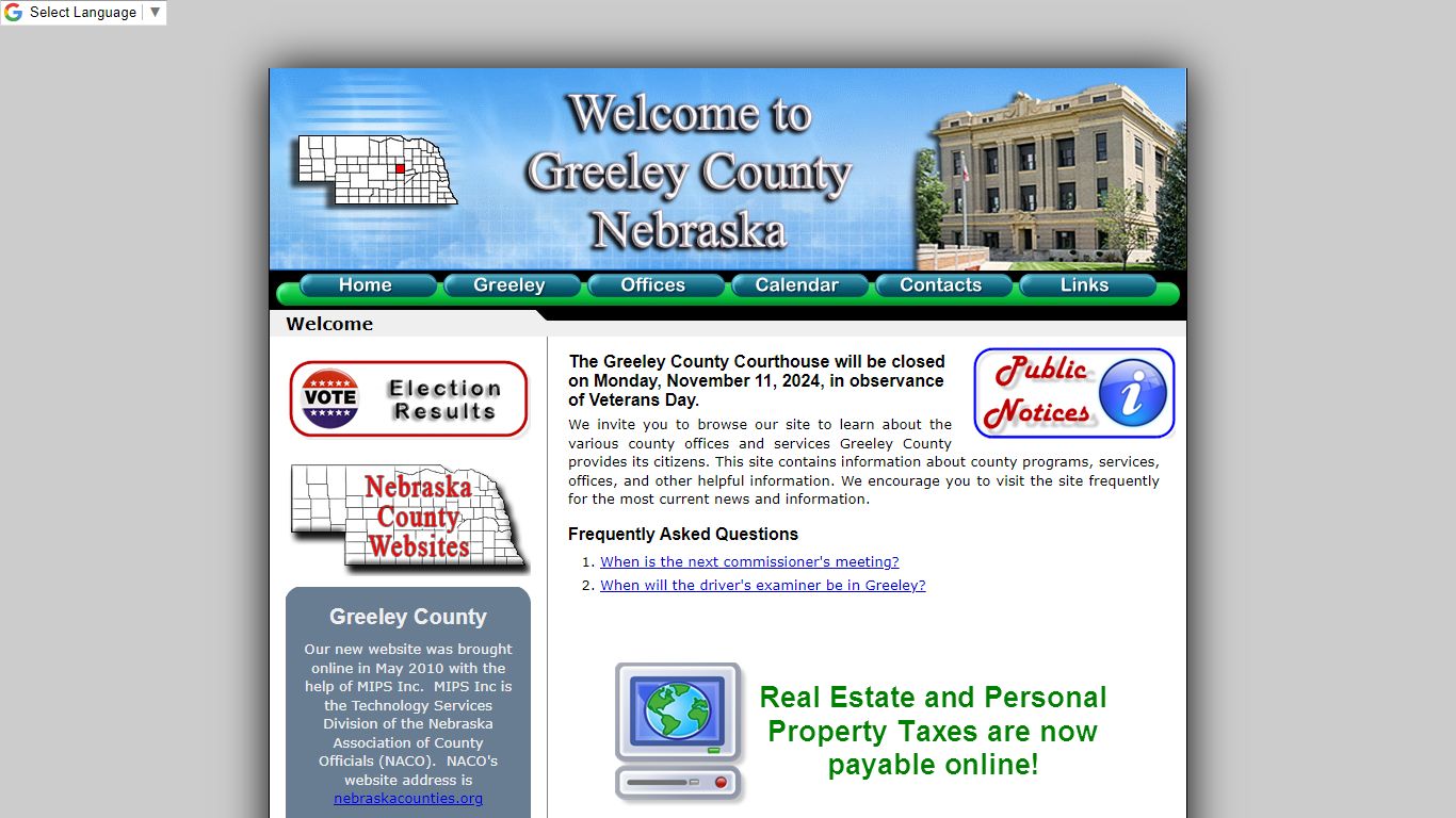 Sheriff - Greeley County, Nebraska